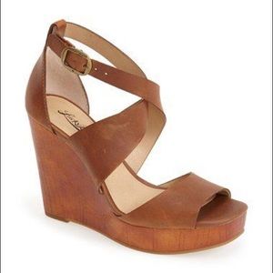 Lucky Brand Brown Lyndell Wedges